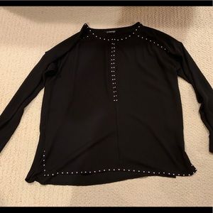 Express, Black Blouse, medium.
